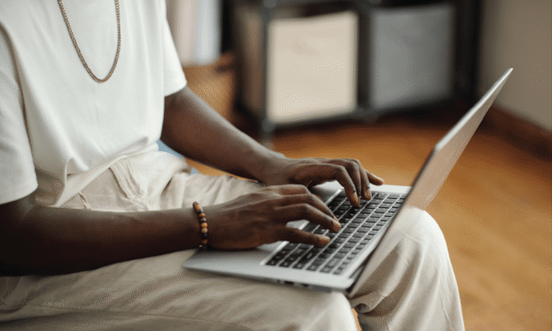 Financial Strength_Landing Page Image 2 – Man on Laptop